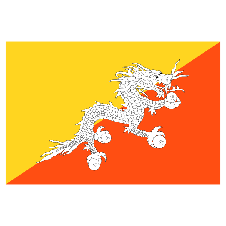 Stafford Affiliates Travel - The National Flag of Bhutan