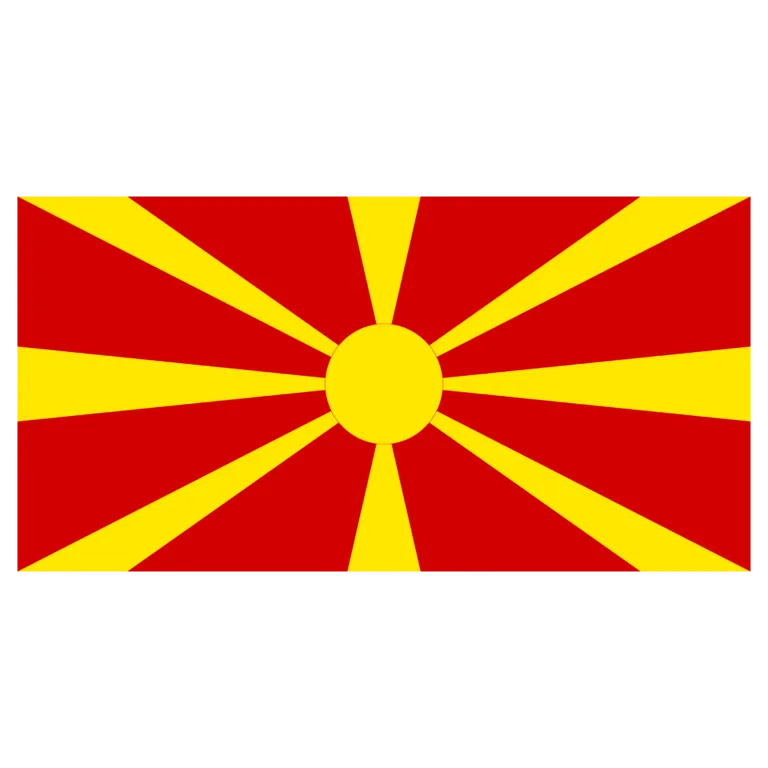 Stafford Affiliates Travel - The National Flag of North Macedonia