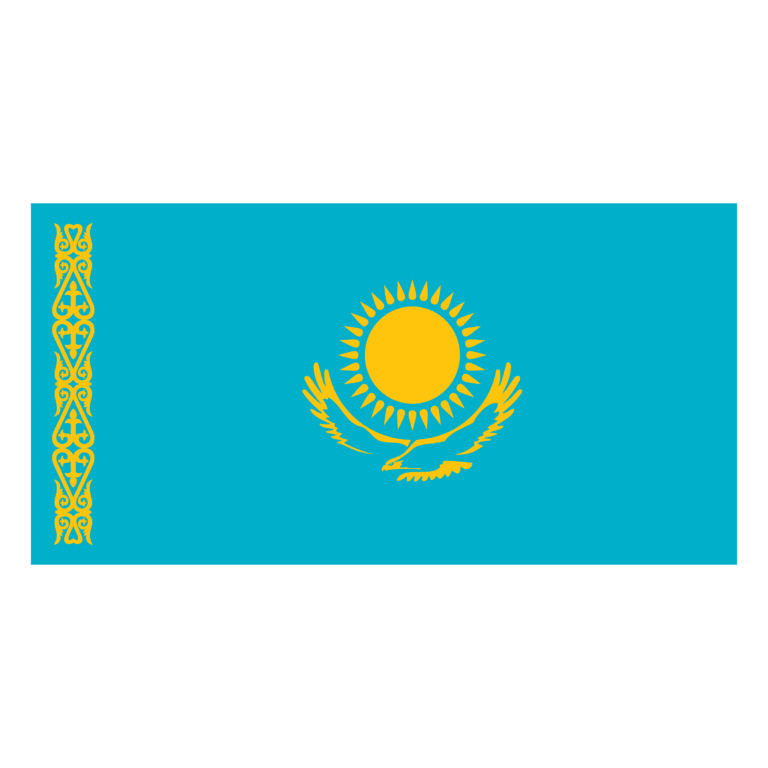 Stafford Affiliates Travel - The National Flag of Kazakhstan