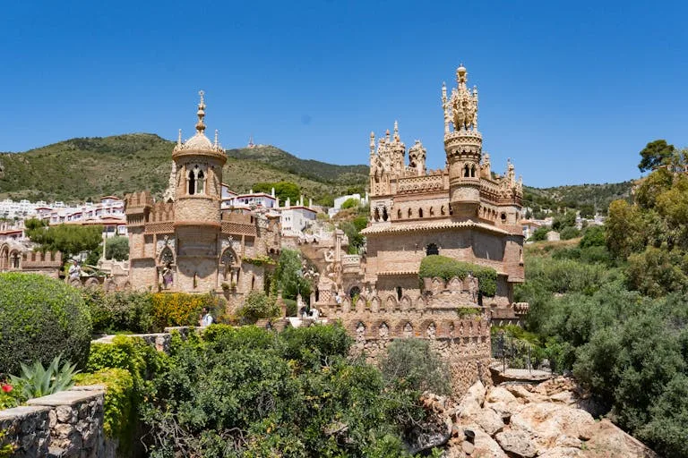 View of the intricate Castillo de Colomares in sunny Benalmádena. Stafford Affiliates Travel