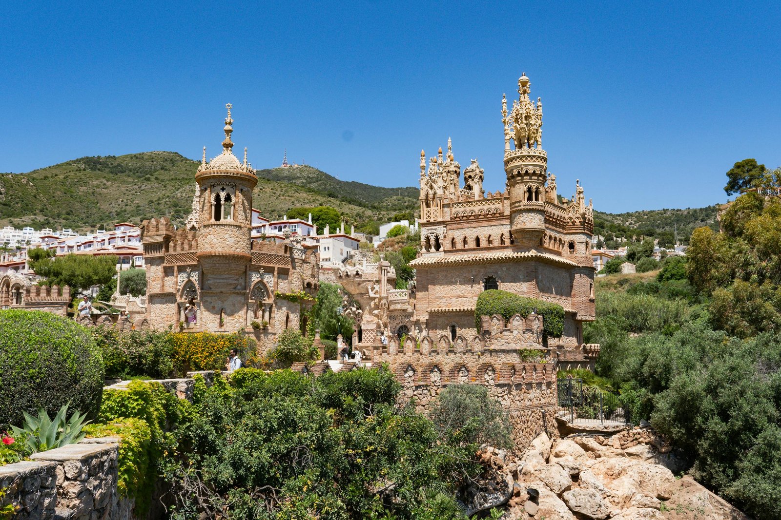 View of the intricate Castillo de Colomares in sunny Benalmádena. Stafford Affiliates Travel