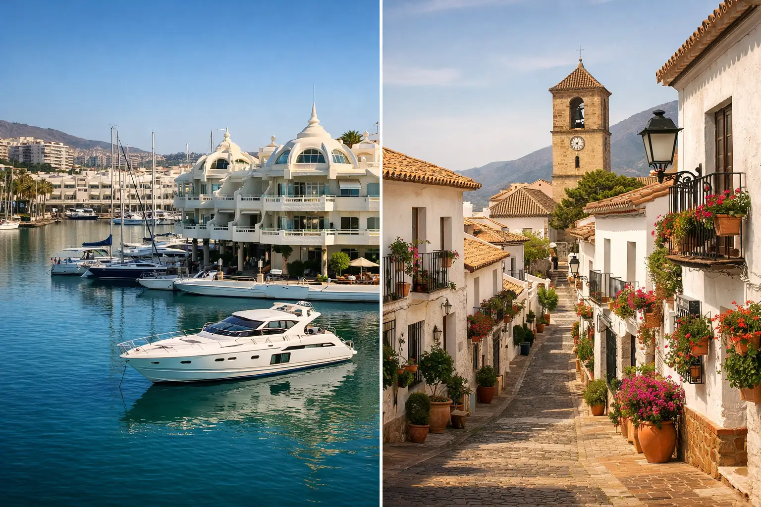 Benalmadena Marina or Old Town?